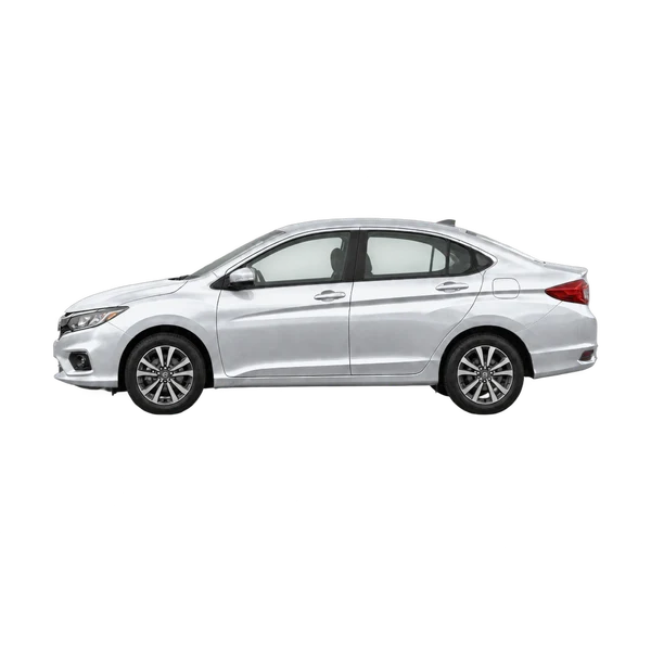silver 2020 Honda City side (facing left) view