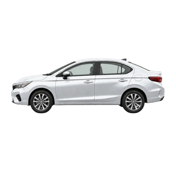 silver 2022 Honda City side (facing left) view