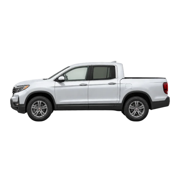 silver 2027 Honda Ridgeline side (facing left) view