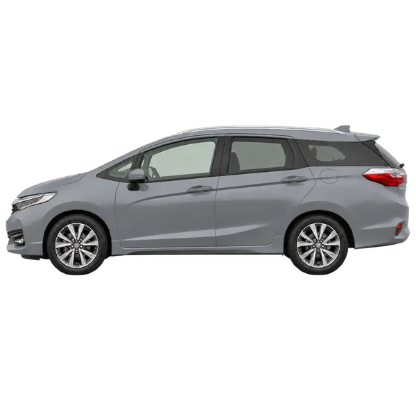 gray 2018 Honda Shuttle side (facing left) view