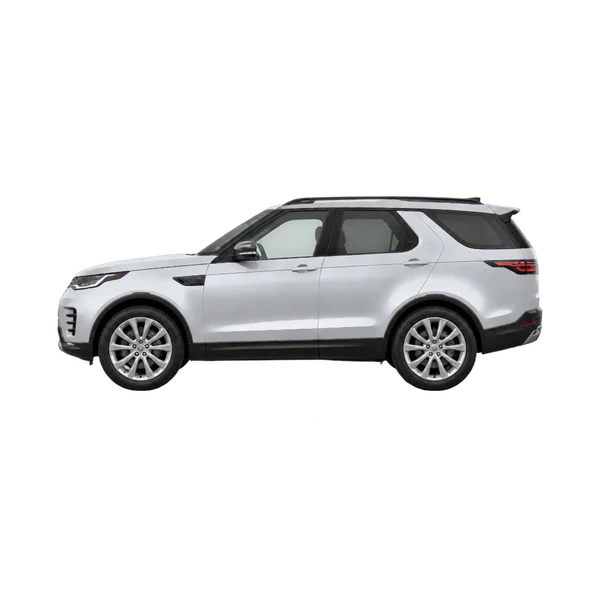 silver 2026 Land Rover Discovery side (facing left) view