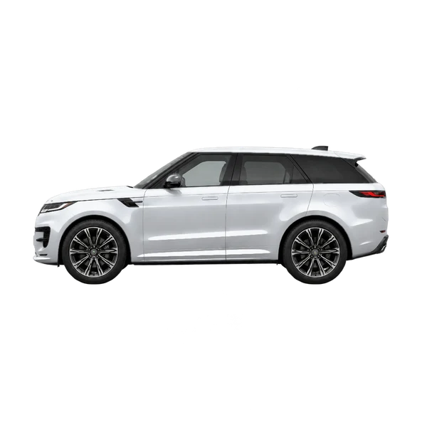 silver 2024 Land Rover Range Rover Sport side (facing left) view
