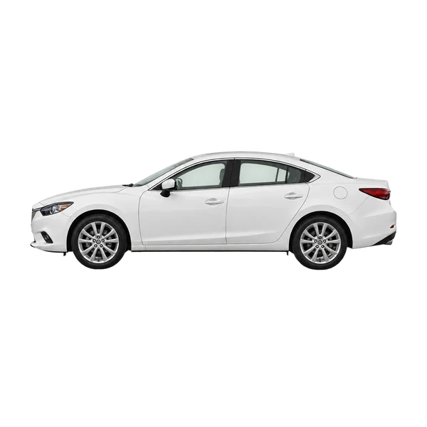 white 2015 Mazda Mazda6 side (facing left) view