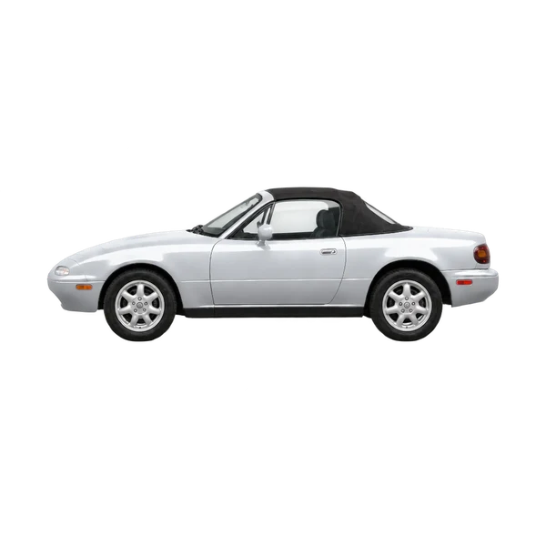 silver 1994 Mazda MX-5 side (facing left) view