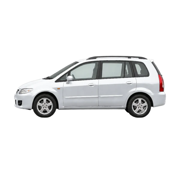 silver 2001 Mazda Premacy side (facing left) view
