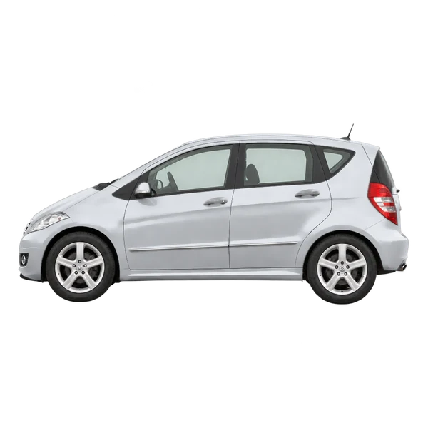 silver 2009 Mercedes-Benz A-Class side (facing left) view