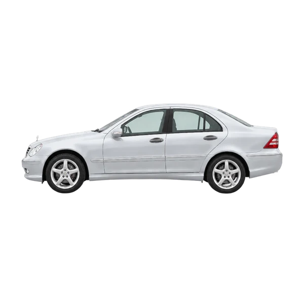 silver 2003 Mercedes-Benz C-Class side (facing left) view