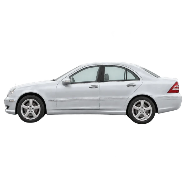 silver 2004 Mercedes-Benz C-Class side (facing left) view
