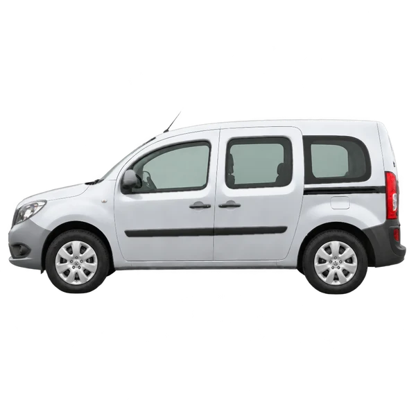 silver 2014 Mercedes-Benz Citan 108 CDI side (facing left) view