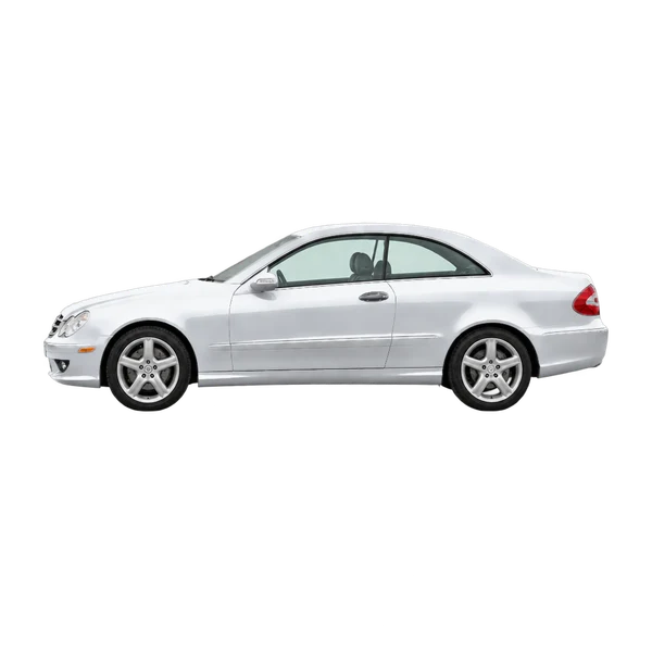 silver 2006 Mercedes-Benz CLK side (facing left) view