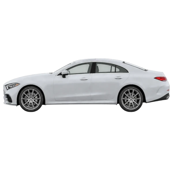 silver 2023 Mercedes-Benz CLS-Class side (facing left) view