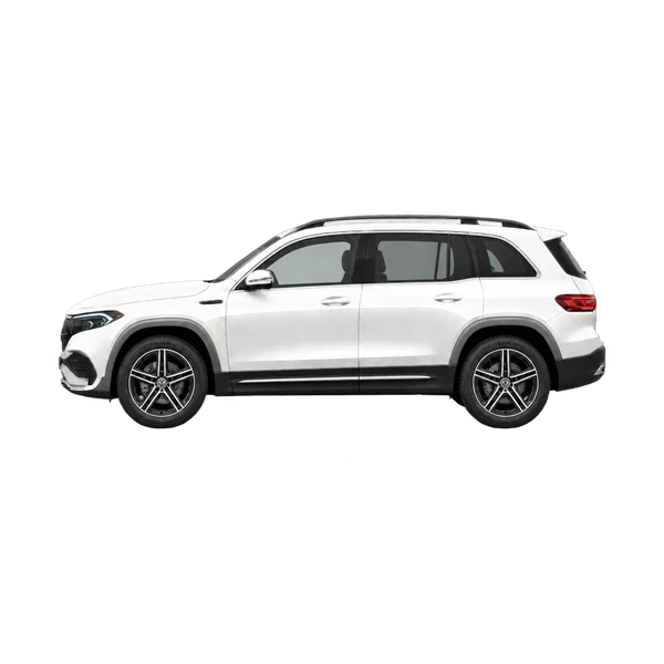 white 2023 Mercedes-Benz EQB side (facing left) view
