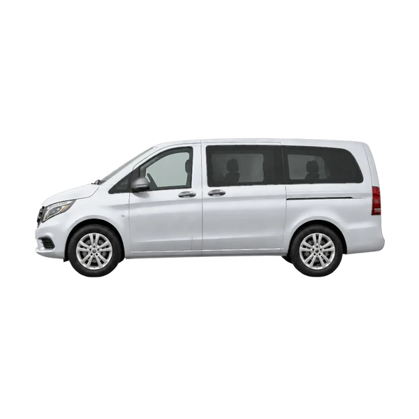 silver 2024 Mercedes-Benz Vito side (facing left) view
