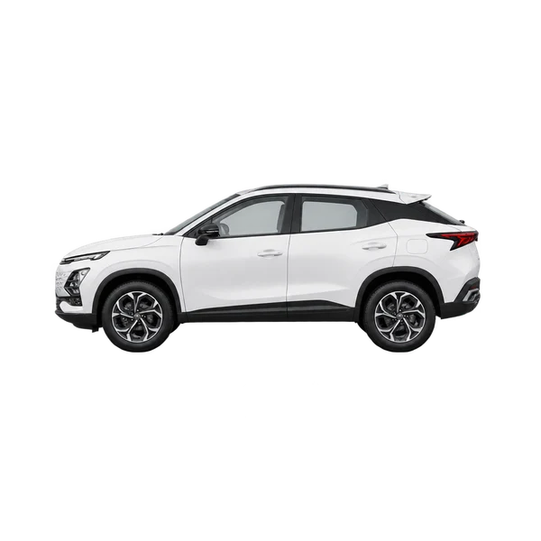 white 2024 Omoda C5 side (facing left) view