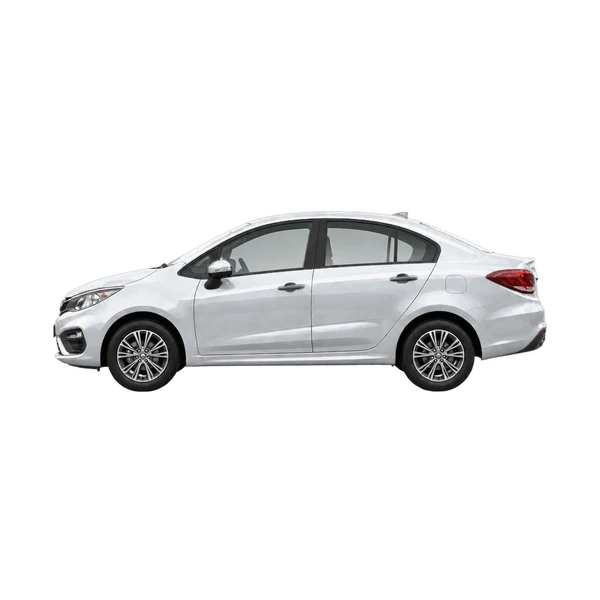 silver 2023 Proton Persona side (facing left) view