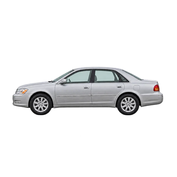 silver 2000 Toyota Avalon side (facing left) view