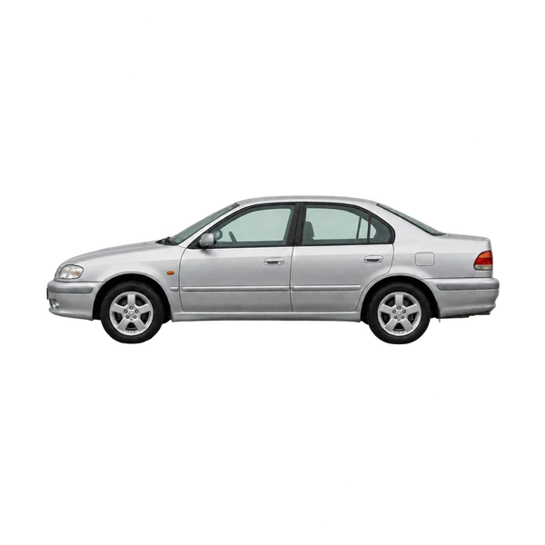 silver 2000 Toyota Avensis side (facing left) view