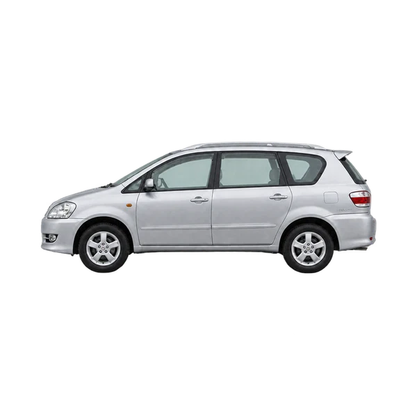 silver 2000 Toyota Ipsum side (facing left) view