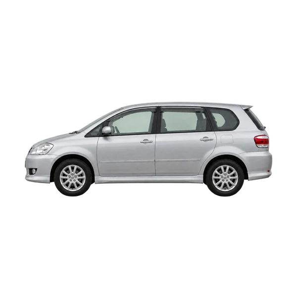 silver 2015 Toyota Ipsum side (facing left) view