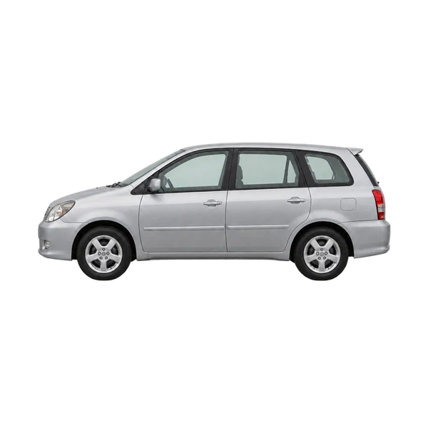silver 2000 Toyota OPA side (facing left) view