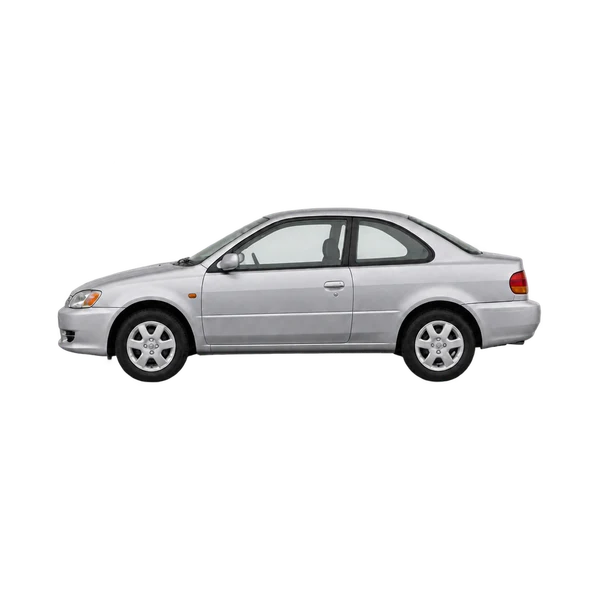 silver 2010 Toyota Paseo side (facing left) view