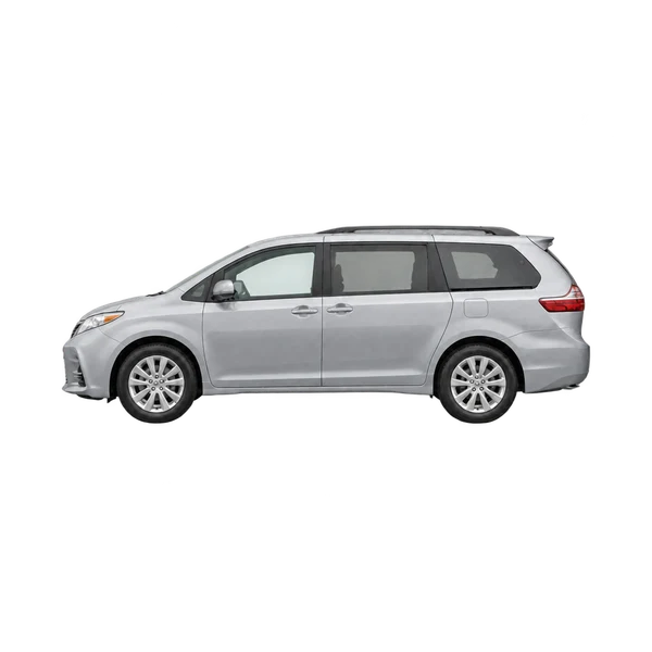 silver 2020 Toyota Picnic side (facing left) view