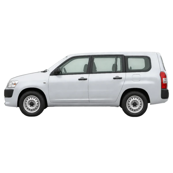silver 2012 Toyota Probox side (facing left) view