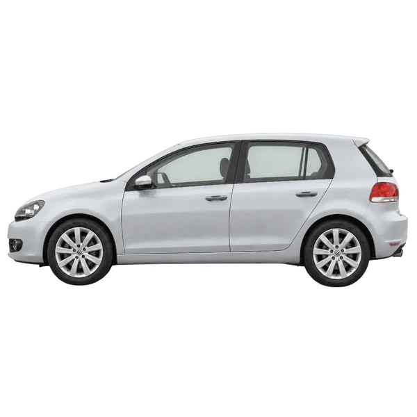 silver 2013 Volkswagen Golf side (facing left) view