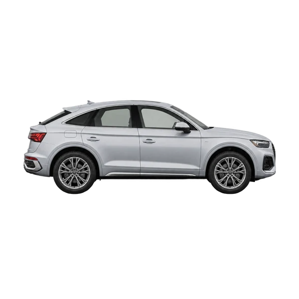 silver 2025 Audi Q5 Sportback side (facing right) view