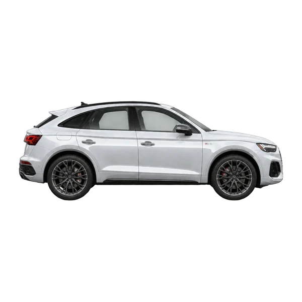 silver 2027 Audi SQ5 Sportback side (facing right) view