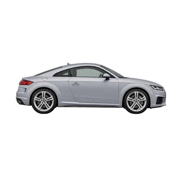 silver 2024 Audi TT side (facing right) view