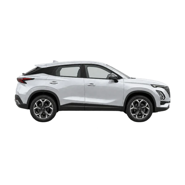 silver 2023 Chery Omoda 5 side (facing right) view