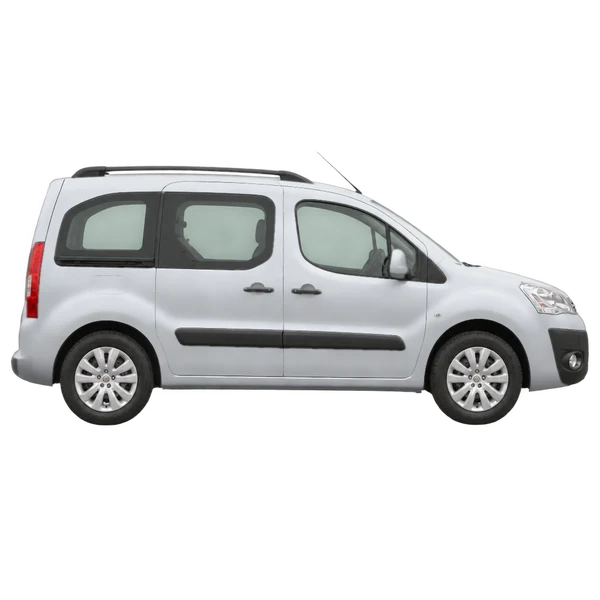 silver 2011 Citroën Berlingo side (facing right) view