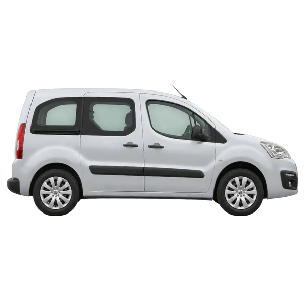 silver 2015 Citroën Berlingo side (facing right) view