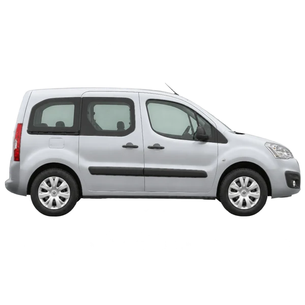 silver 2018 Citroën Berlingo side (facing right) view