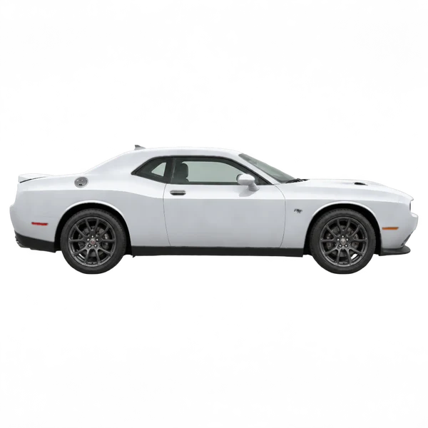 silver 2026 Dodge Challenger side (facing right) view