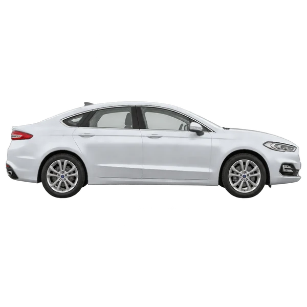 silver 2022 Ford Mondeo side (facing right) view