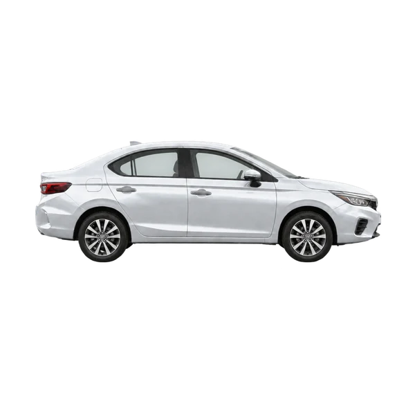 silver 2022 Honda City side (facing right) view