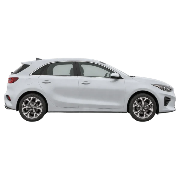 silver 2022 Kia Ceed side (facing right) view