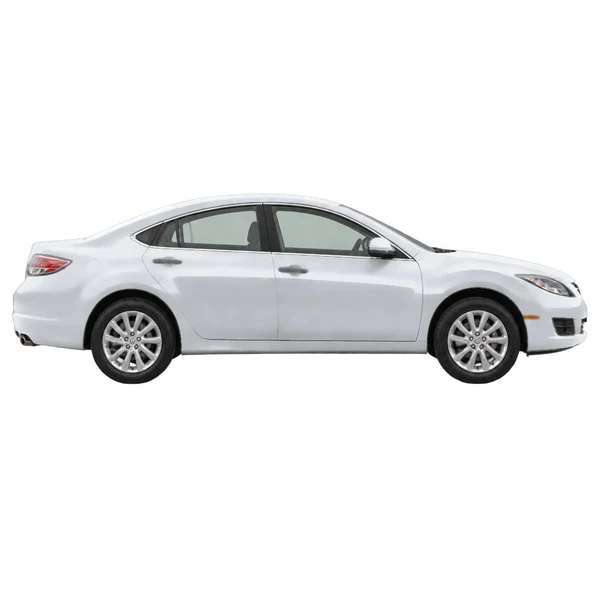 silver 2010 Mazda 6 side (facing right) view