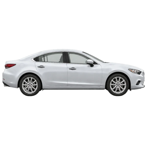 silver 2014 Mazda Mazda6 side (facing right) view