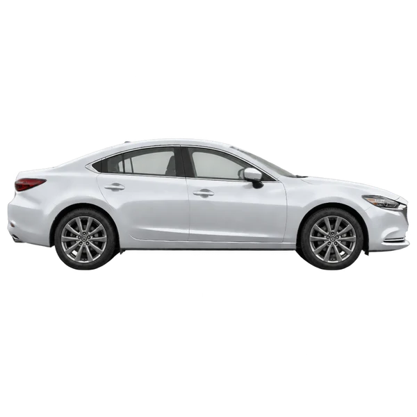 silver 2024 Mazda Mazda6 side (facing right) view