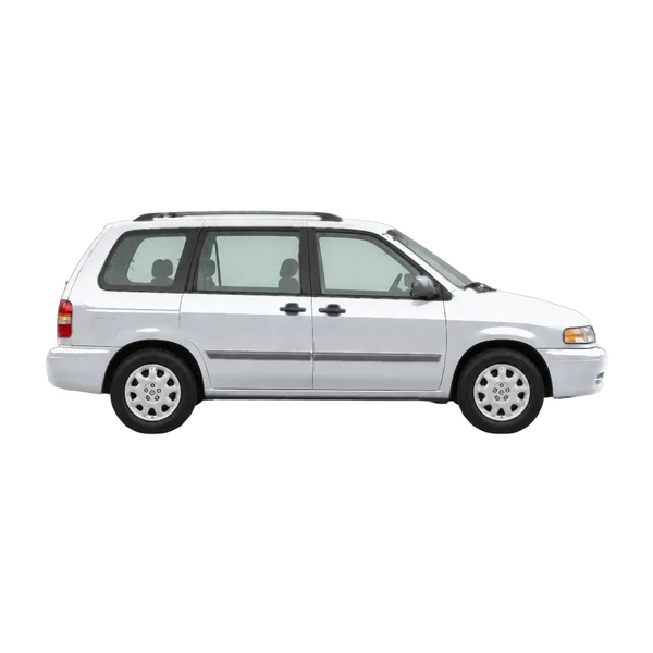 silver 1992 Mazda MPV side (facing right) view