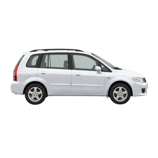 silver 2001 Mazda Premacy side (facing right) view