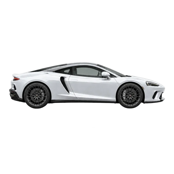 silver 2026 McLaren GT side (facing right) view