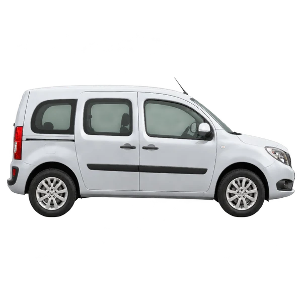silver 2016 Mercedes-Benz Citan side (facing right) view