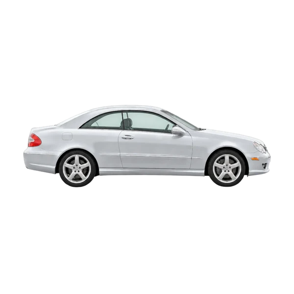 silver 2006 Mercedes-Benz CLK side (facing right) view