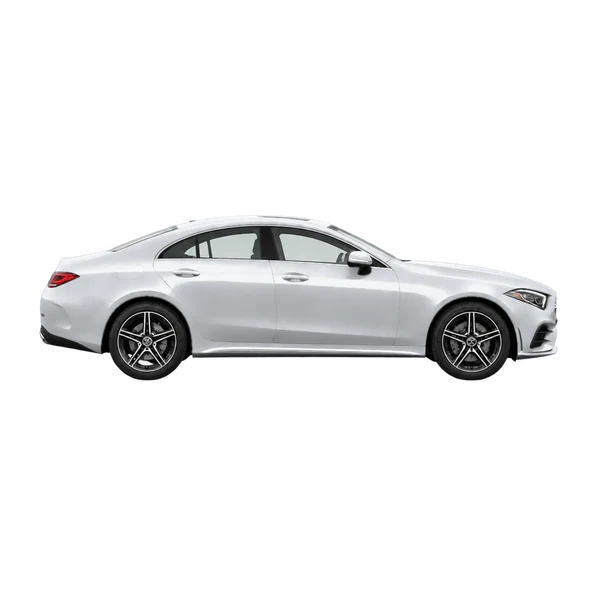 silver 2023 Mercedes-Benz CLS-Class side (facing right) view