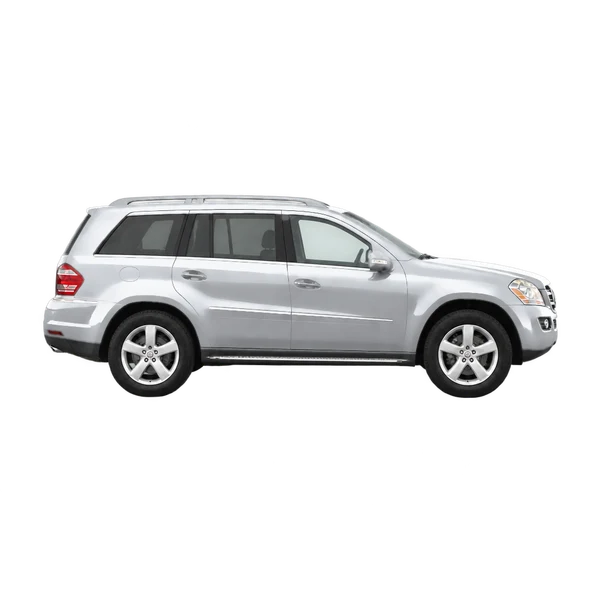 silver 2012 Mercedes-Benz GL side (facing right) view