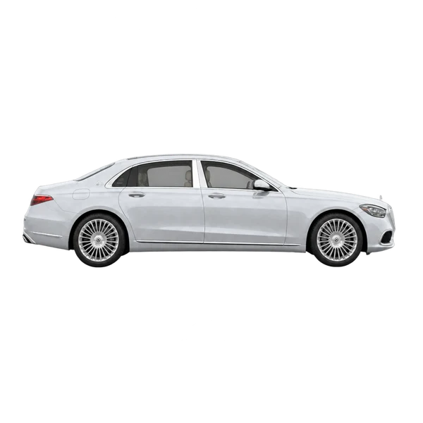 silver 2023 Mercedes-Benz Maybach S-Class side (facing right) view
